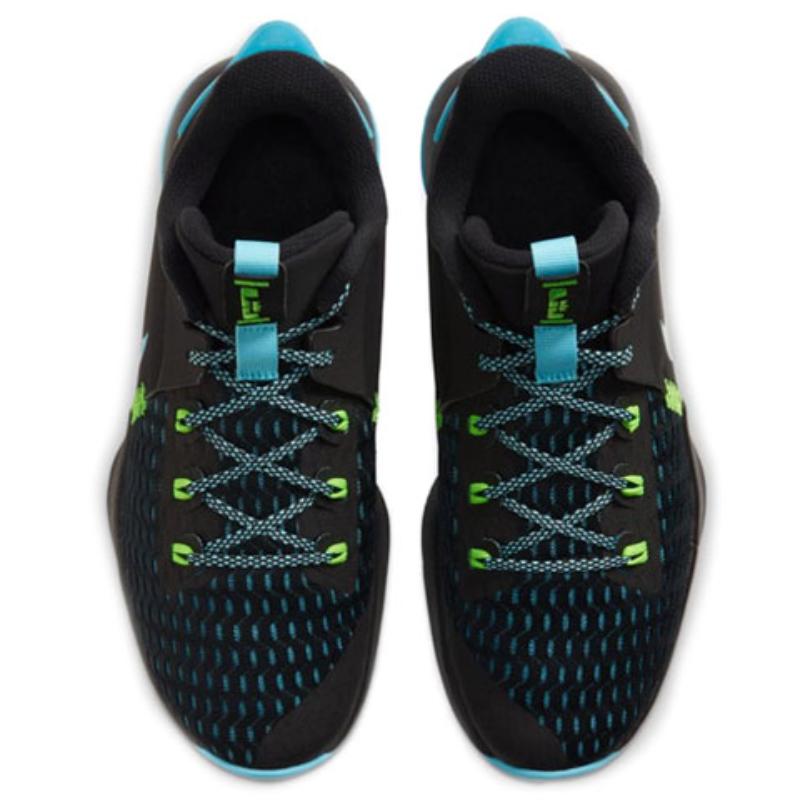 Nike LeBron Witness 5 EP 'Black Light Blue Fury' Sneakers CQ9381-004