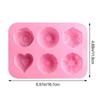 Flowers Star Love Silicone Cake Mold Muffin Chocolate Cookie Baking Mould Decor Home Essentials