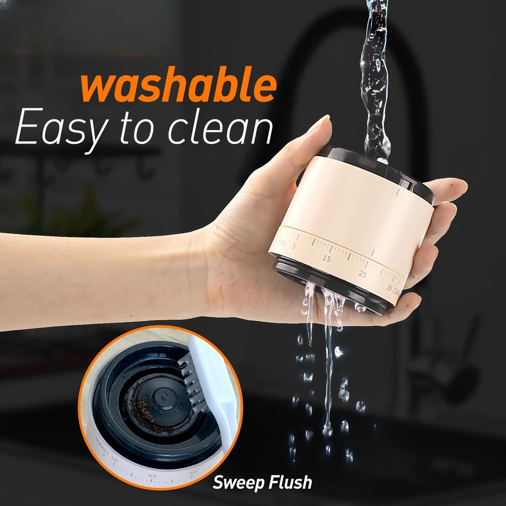 Portable Electric Coffee Bean Grinder 38 Gears External Adjustable USB Charge 1500mAh Rechargeable Household Mini Coffee Machine