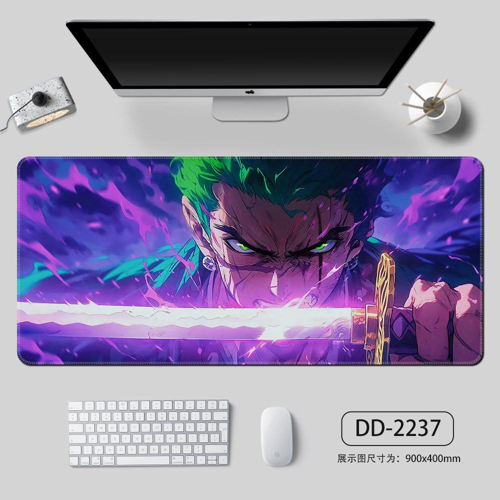 One Piece Monkey D Luffy Splash Art Anime Extended Gaming Mouse Pad Large Desk Mat