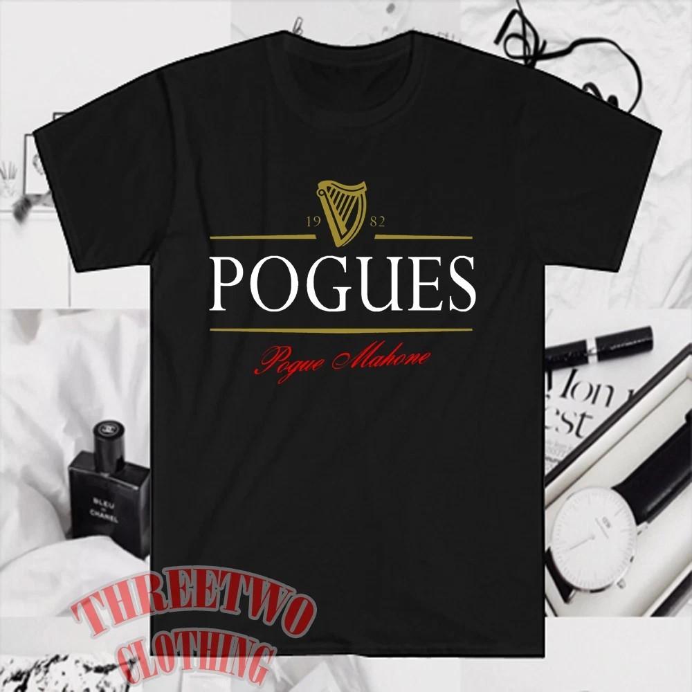 The Pogues Est. 1982 Pogue Mahone Men s Black Size S to 5XL HRL710 XXXL