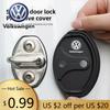 För VOLKSWAGEN VW 4st Silikon Bil Dörrlås Skyddskåpa Bil Interiör Tillbehör För Volkswagen Golf Passat b6 T5 Phaeton T
