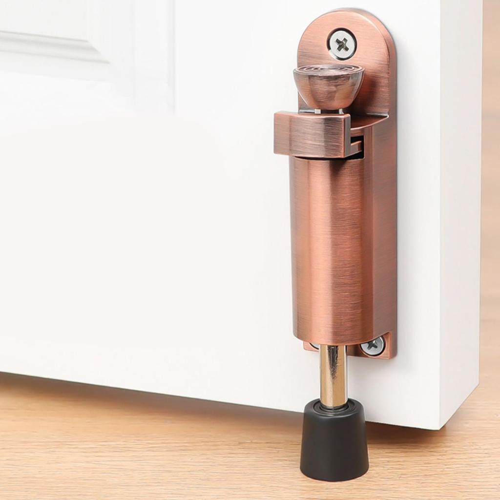No Drill Stainless Steel Foot Pedal Door Stoppers Suitable for Easy Operation Safety Families Businesses Home Office Use