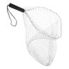 Mesh Fabric Fishing Net Mesh Alloy Material Anti-hook Fishing Catching Basket 30cm Square Large Capacity