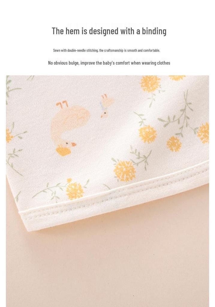 Unisex Baby Pure Cotton Sleeveless Vest - Spring/Autumn Style, A-Class, Cute Design.