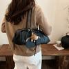 Urban underarm bag women's new high-end bowling bag commuter shoulder bag baguette bag