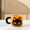 Cartoon Keramische Leuke Kat Mokken met Lepel Creatieve Kattenpoot Mok Koffie Thee Melk Havermout Kop Grote Capaciteit Dieren Bekers Grappig Cadeau