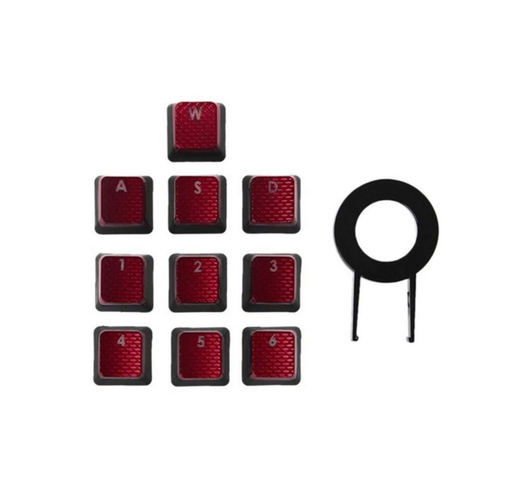 SHEAWA Corsair K65, K70, K95 Keycap Replacement Mechanical Keyboard Accessories (Red)