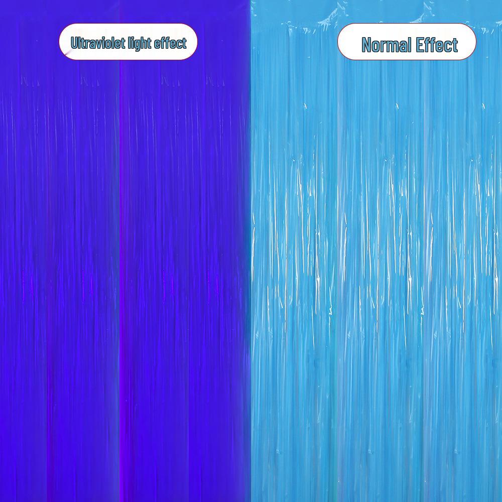 Colorful Macaron Tinsel Curtain for Kids' Party Decor & Dress-Up