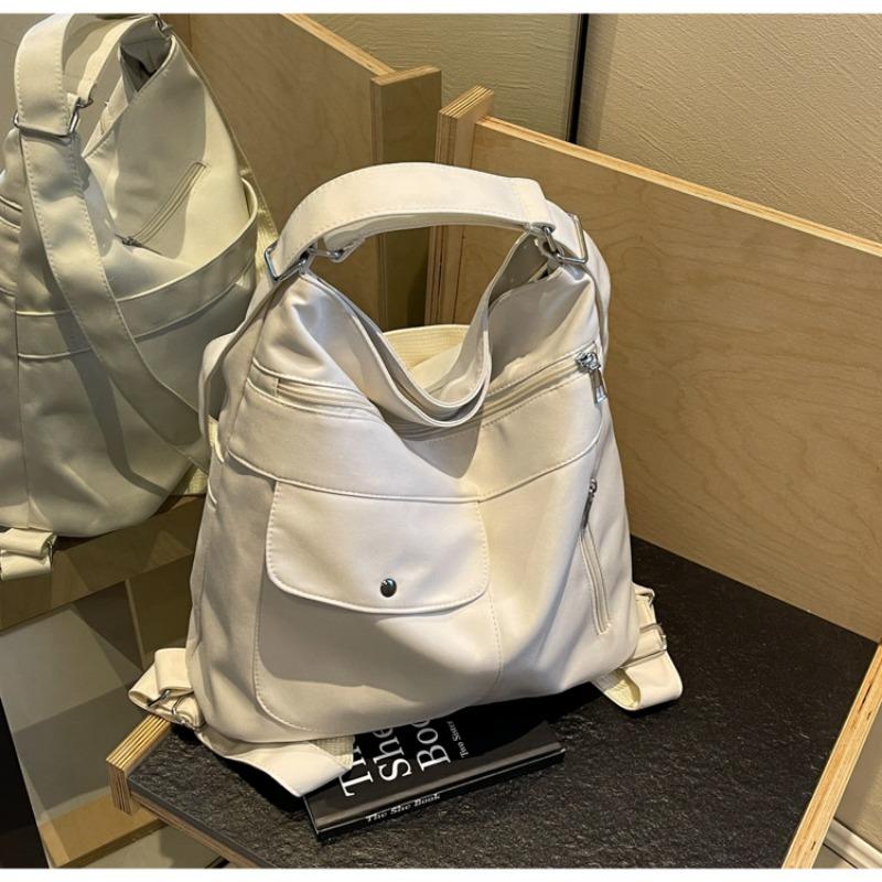 Large Capacity Tote Bag for Women 2025 New Multi-Pocket Single Shoulder Bag Simple and Versatile Commuter Bag for Women