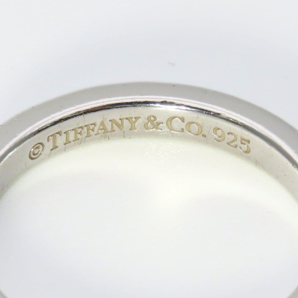 Used TIFFANY&Co. Ring Notes Narrow New York EU#53.5 Silver925 3.0g Silver Accessories