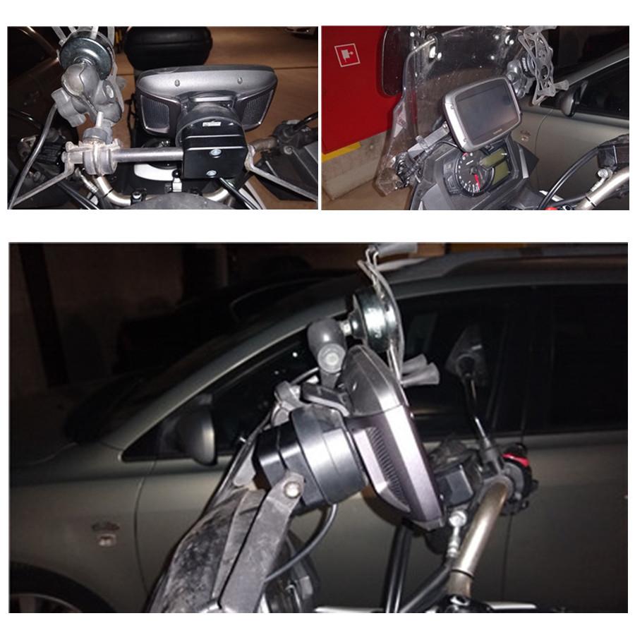 For R1200Gs Navigation Bracket-Square Black