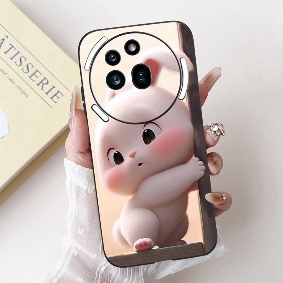 Fashion Painting Phone Case For Nothing Phone (3a) Pro Black Silicone Soft Cover For Nothing Phone3a 3a Pro Cases Bumpers