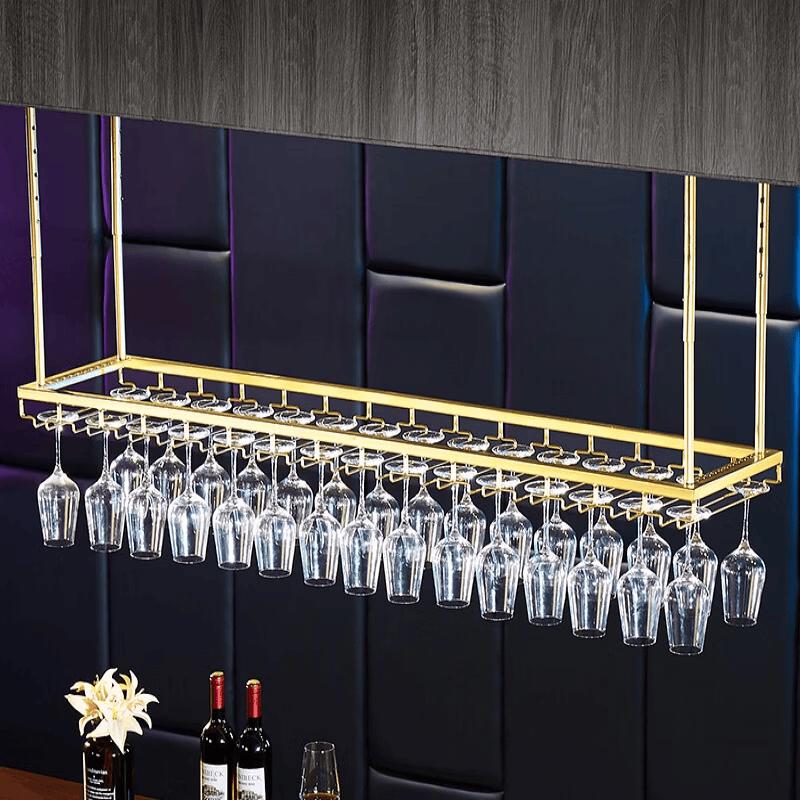 Aokewen Hanging Iron Wine Glass Rack