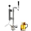 Party Pump Beer Picnic Pump, Heavy Duty Draft Manual Beer Pump 8 Inch Upright Convertor Kegerator Tap Dispenser G Type Coupler