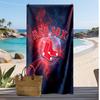 Boston Red Sox Print Beach Towel Soft Portable Quick?dry Towel For Pool Summer Vacation Outdoor Sport