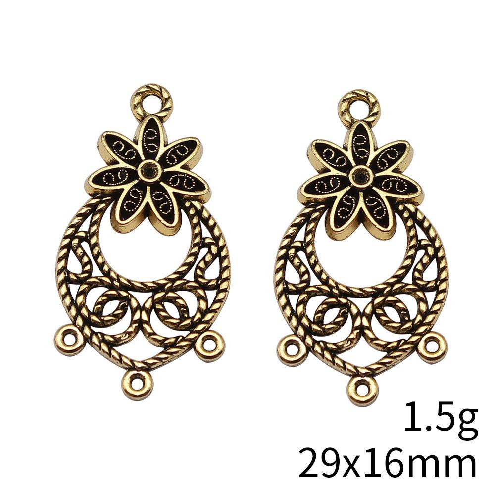 2025 Trend Accesories Water Drop Earring Connector Accessories Parts Ornaments For Home Accessories Parts