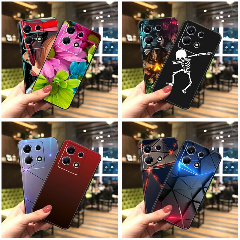For Infinix Note 40 Pro 4G 5G Case Coque Note 40X Luxury Soft Silicone Fashion Phone Case For Infinix Note 40 4G Cover 40 Pro+