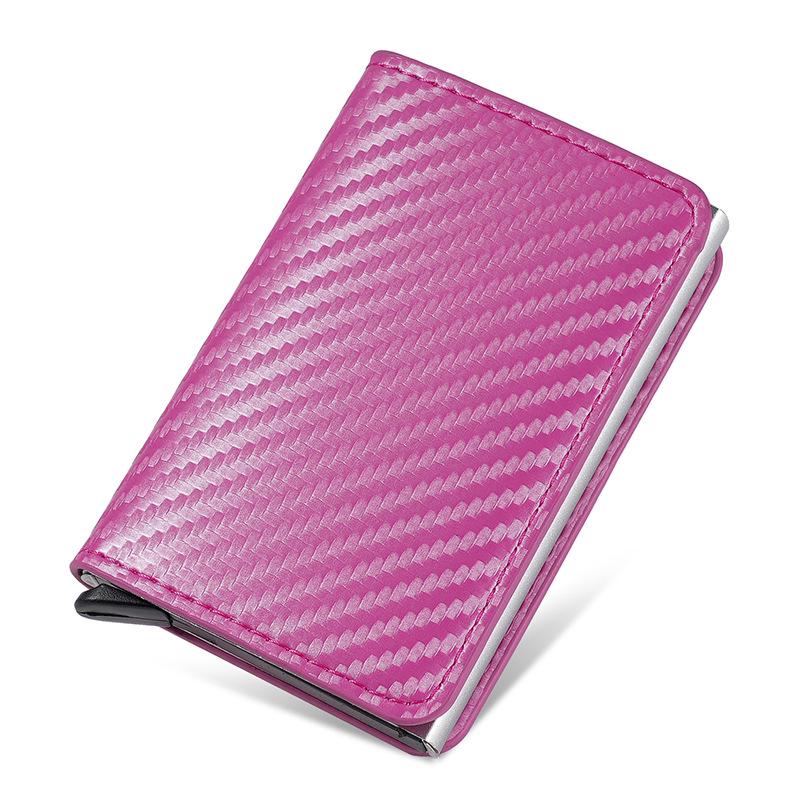 Automatisches Pop-up-Kartenetui aus Kohlefaser mit RFID-Blockierung