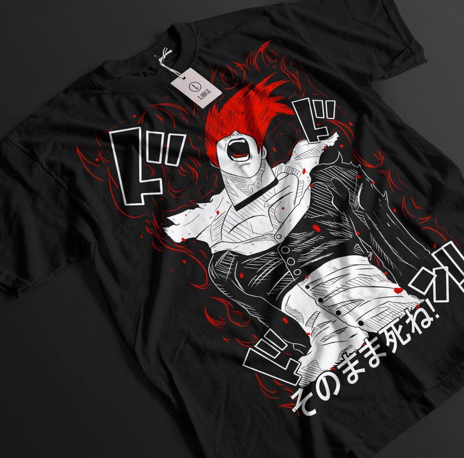 

CVS2 Iori Yagami Premium Mens and Womens Tshirt Summer Pure Cotton Casual Sports Loose and Fashionable Short Sleeved Top 4XL