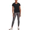 Under Armour Solid Color Logo V-Neck Short Sleeve T-Shirt Women Tops Black 1255839-002