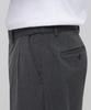 MUSINSA STANDARD Lightweight Wide Hidden Banding Crop Slacks [Medium Gray]