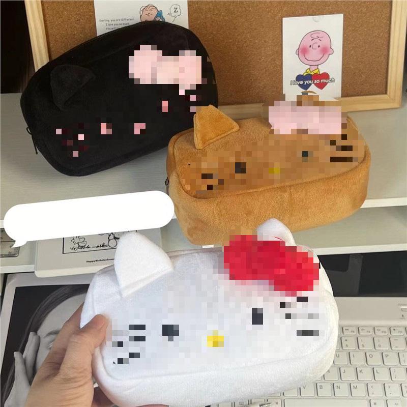 Korean Cartoon Large-Capacity Pencil Case | Cute Animal Design for Students