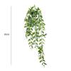 Hanging Datura Eucalyptus Wall Decoration with Faux Potted Plant and Flowers