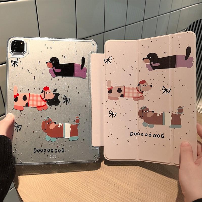 Ultra-thin Cute Cartoon Case IPad 10th 11th Air 6 Pro Mini 7 Tablet Shockproof Stand Cover With Auto Sleep Wake