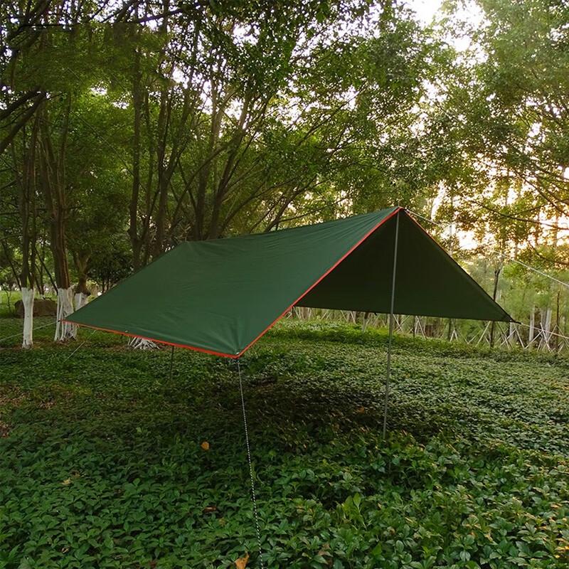 OEING Outdoor Silver-Coated Rainproof Sunshade Canopy Tent