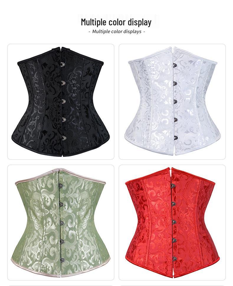 European & American Corset Gown: Abdomen Shaping Waist Cincher Top