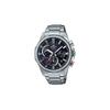 Casio Edifice Series Sapphire Waterproof Solar Quartz Movement Stainless Steel Strap Watch Black Dial Men Watches EFB-640SBD-1A1UPR