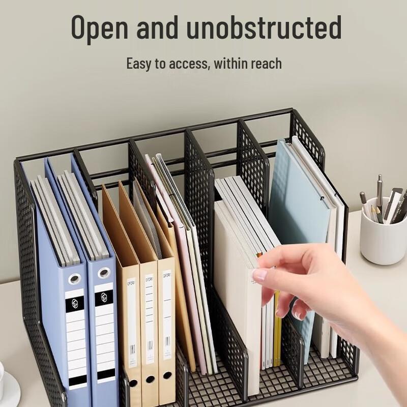 Desktop File Organizer Rack