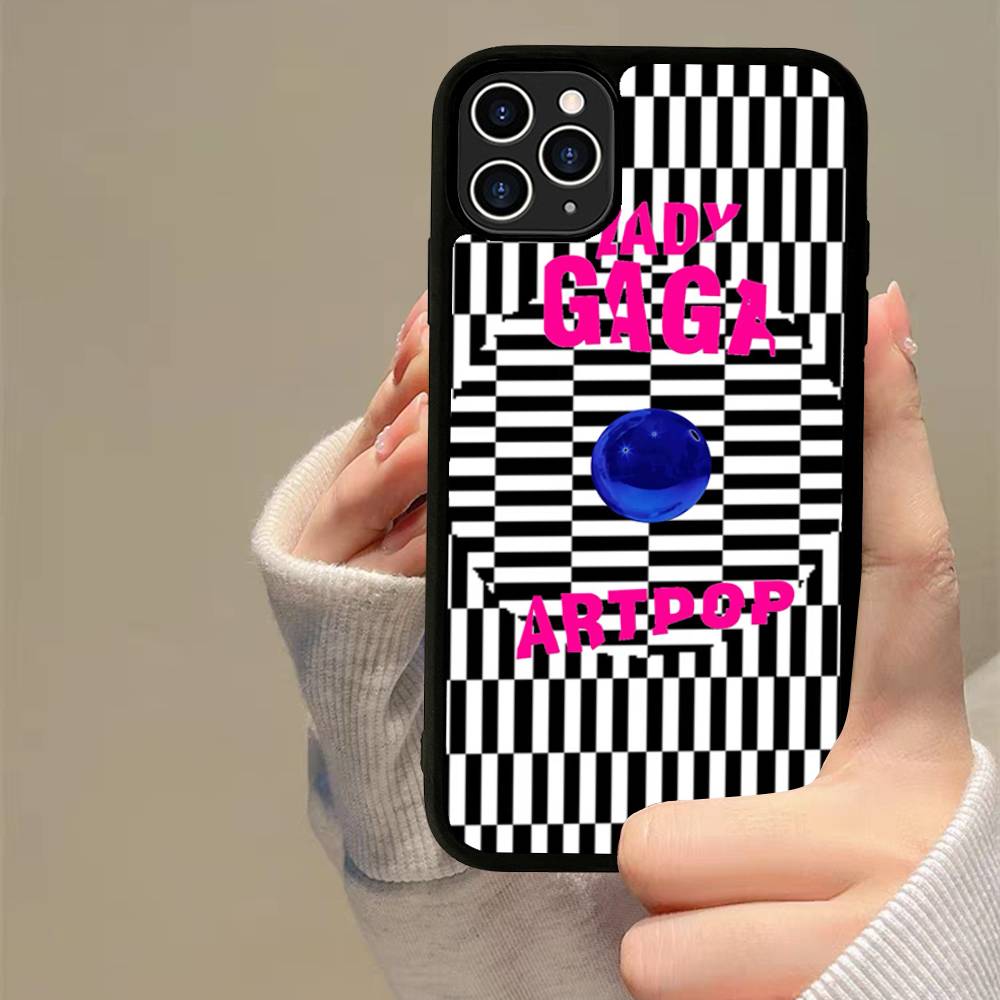 

Чехол для телефона Singer L-Lady G-Gaga Для iPhone 16 Pro Max 15 14 Plus 14 13 12 11 17 PC+TPU Чехлы Задняя крышка Samsung S10 Plus