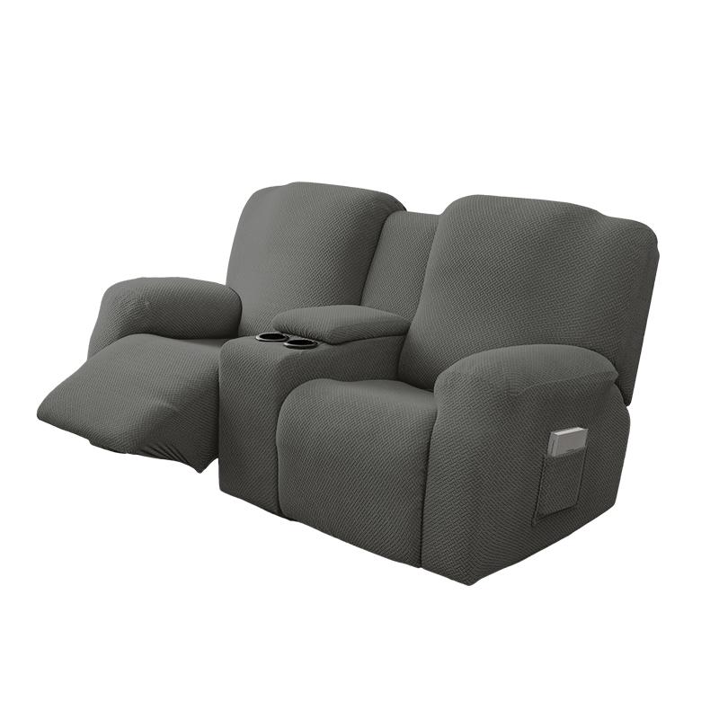 8pcs/set Waterproof  2Seater Recliner Sofa Covers  All-inclusive Loveseat Center Console Sofa Covers