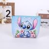 Disney Stitch Coin Purse Cartoon Anime Pu Key Case Coin Storage Bag Children Wallet Mini Clutch Christmare for Children Gifts