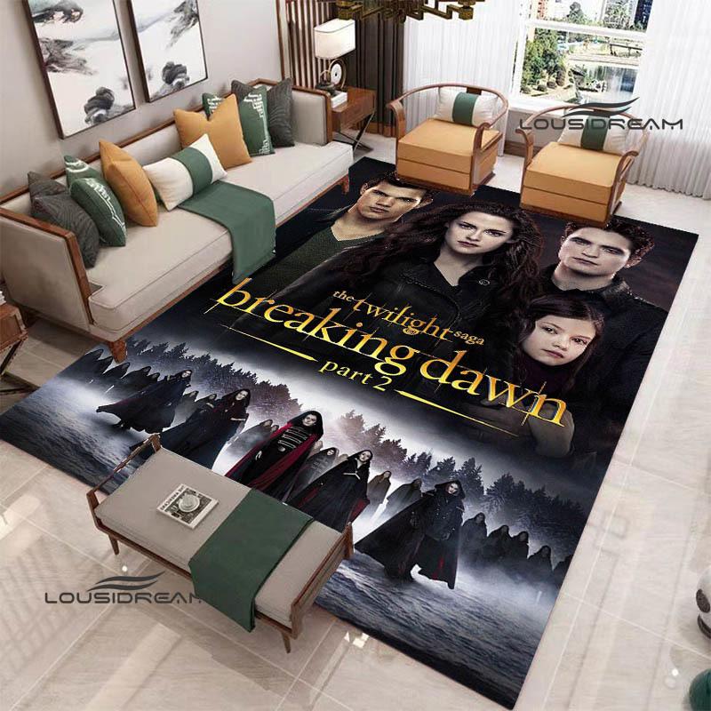 The Twilight Saga printed carpet Living room bedroom non-slip carpets Yoga mat Outdoor carpet kawaii rug birthday gift