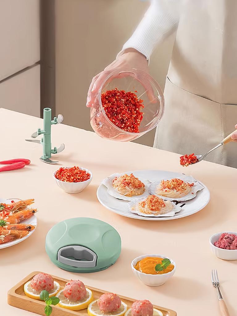 900ml Extra Large Capacity Hand-Pulled Garlic Grinder/Vegetable Chopper/Kitchen Meat Grinder/potato ricer-Kitchen Utensils