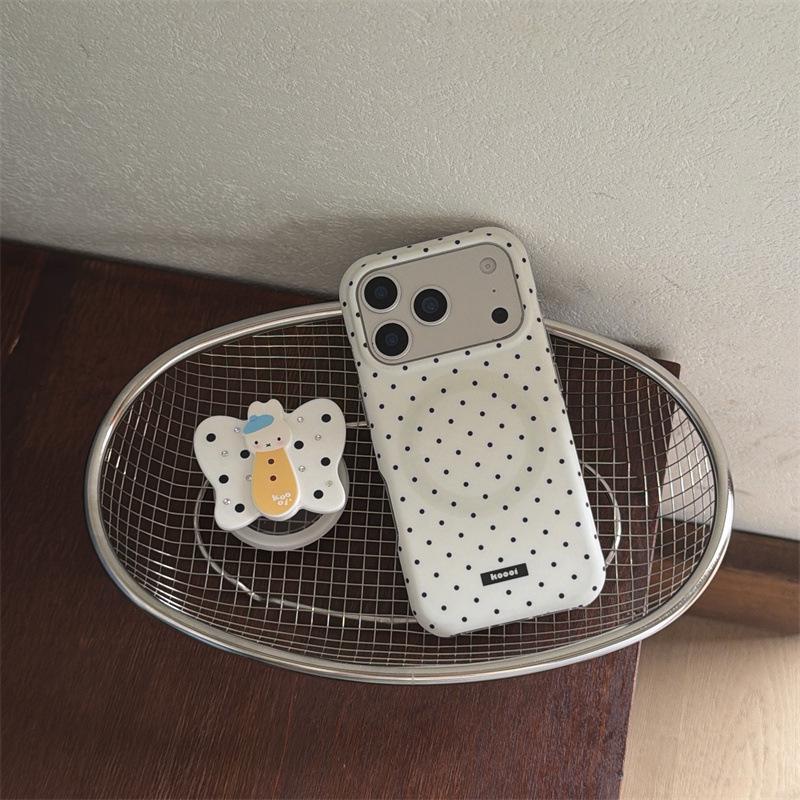 Diamond Butterfly Magnetic Stand Phone Case for iPhone 17/16 Pro Max/15/14 iPhone 16 Pro