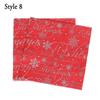 Home Decorative Santa Claus Table Decor Serviette Towel Christmas Decoration Printing Paper Napkin