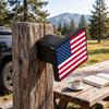 Colorful American Flag Trailer Hitch Cover for Rear Vehicle Decoration and Protection