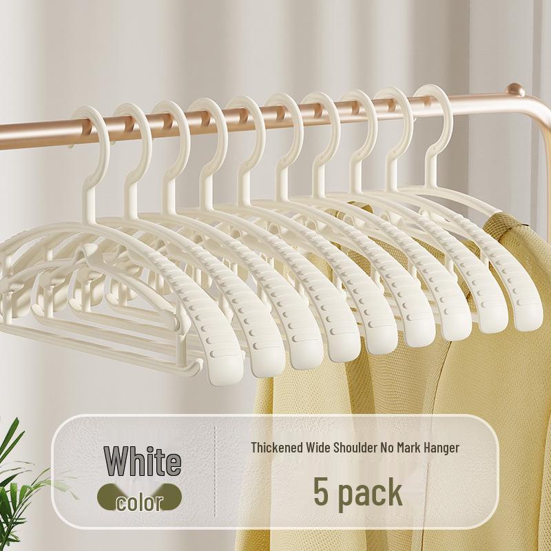 Нескользящая вешалка для одежды без следов на плечах с зажимом для брюк - Предотвращает следы на плечах для сушки в домашних условиях 975₽
