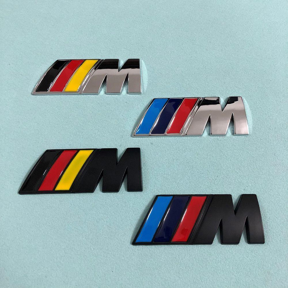 Metal Car Emblem Fender Side Rear Trunk Badge M Logo Stickers For BMW M M3 M5 M6 X3 E46 E90 F30 G20 E36 E34 G30 Auto Accessories sdzn32 pvcz2