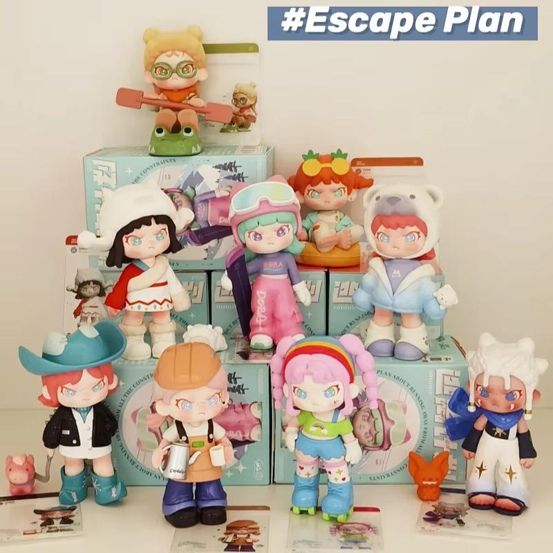Hot Dora Fourth Gen Escape Plan Lovely Character Figurine Fashion Art Toy Cute Decor Trendy Collectible Surprise Gift