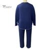 Breathable Sleepwear for Daily Use Women's Plus Size Pajama Set, Long Sleeve Top And Pants Cozy Loungewear Women with Bow, Ruffle 2 Piece Soft Pjs Set