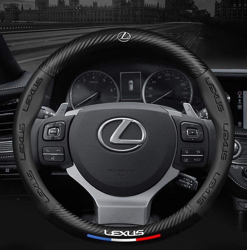 3D Car Racing Steering Wheel Cover Anti Slip Protection Casing For Lexus LS LC IS350 ES300 GS350 CT200h GX460 LX570 RX500h NX300