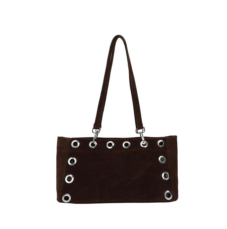 

Single Shoulder Women s Bag New Retro Personalized Hollow Design Tote Bag One size fits all