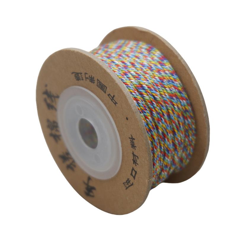 Dragon Boat Festival Multicolored Rope Diy Multicolored Rope Hand-Woven Self-Woven Hand Rope Material Bracelet Tibetan Hand Rubbing Cotton Thread Rope