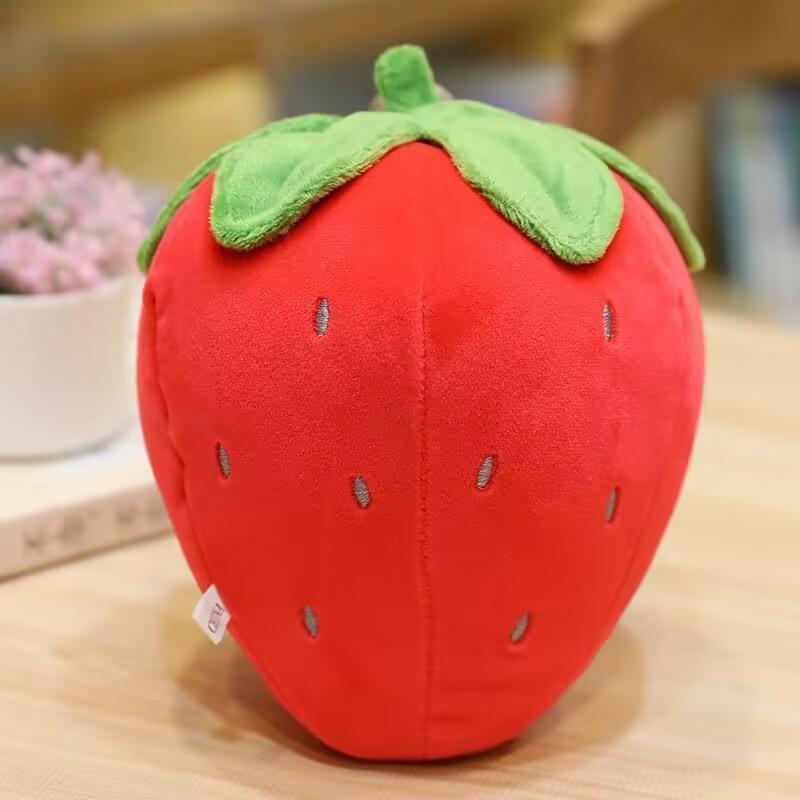 Fruit plush toy simulation pineapple fruit and vegetable strawberry orange doll wedding throwing doll catching machine rag doll