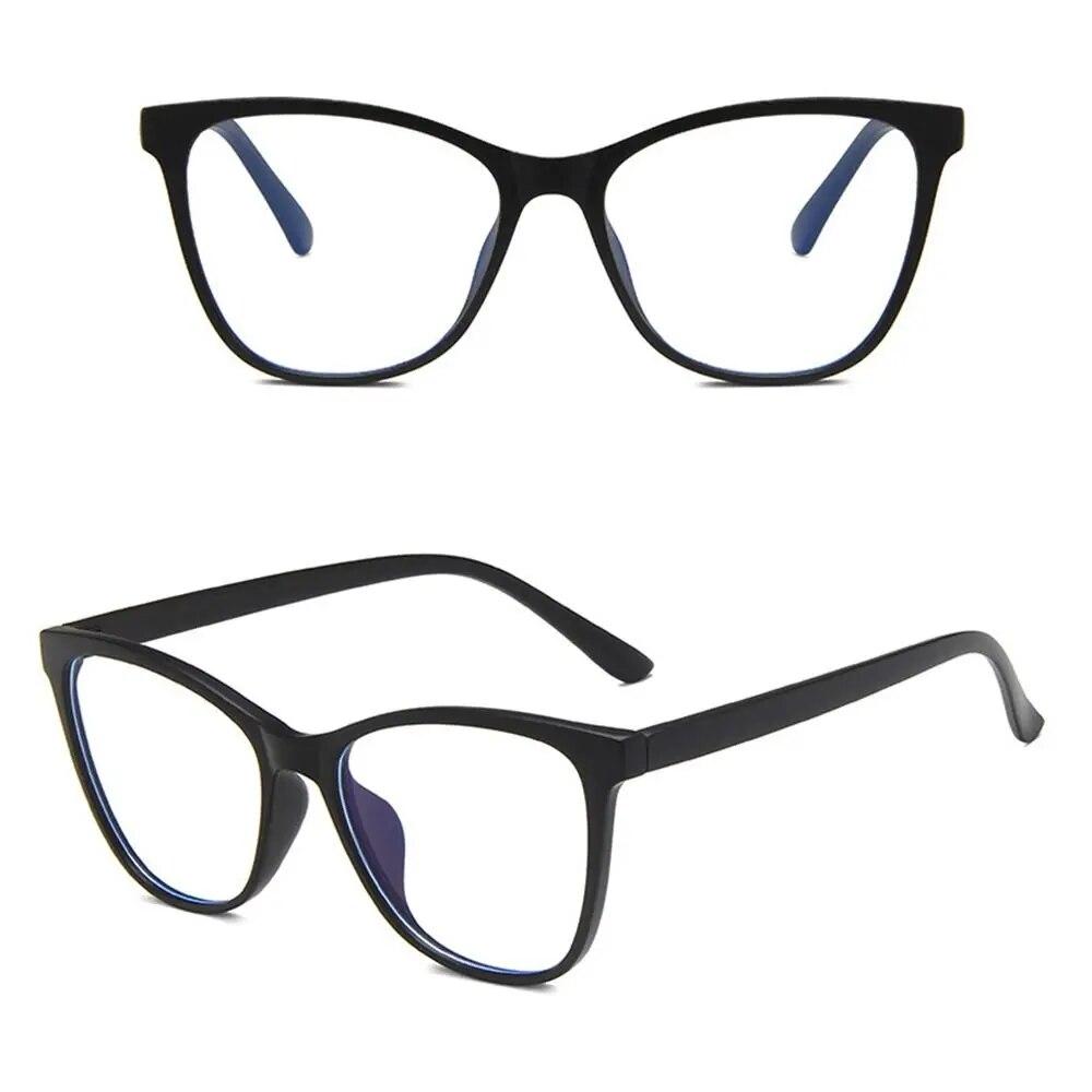 Women Square Anti-Blue Light Glasses Men Oversized Optical Frame Eye Protection Ultra Light Eyeglasses Office Computer Goggles